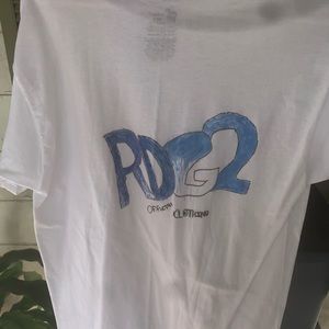 2 custom fabric marker tees